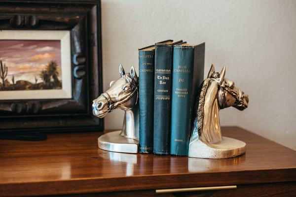 Are you looking for bookends? We got 'em!