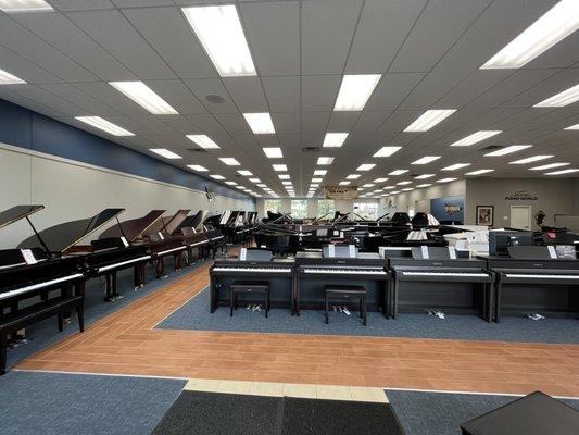 View from inside (Yamaha Grand Piano Wall on left)