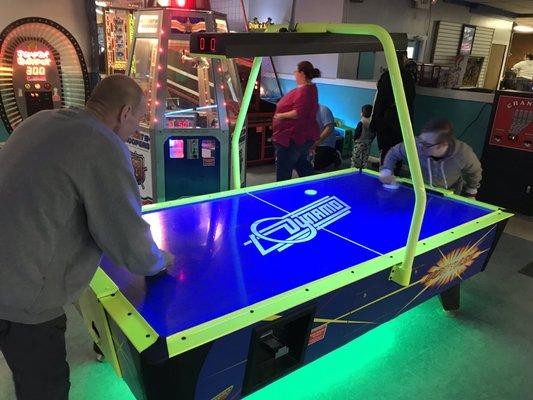 Air hockey