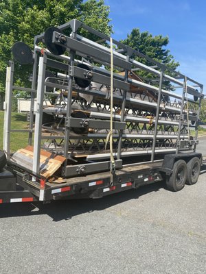 Warehouse shelving