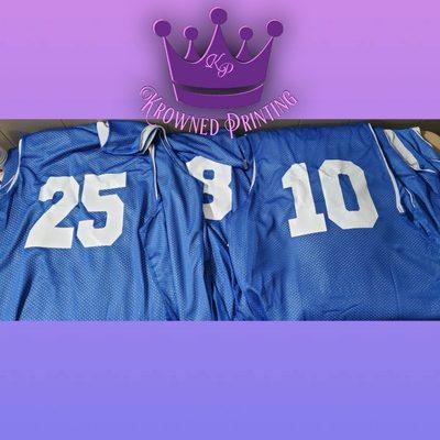 Numbers added to basketball jerseys