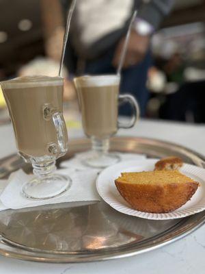 Espresso and carrot muffin