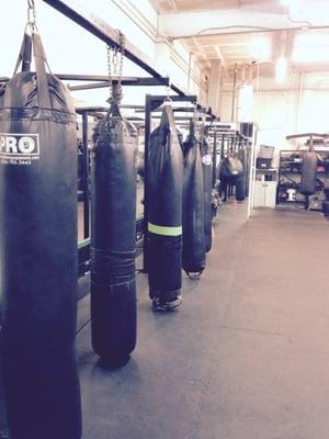 Great new location as we rent floor space and train at the Muay Thai gym in the mornings.