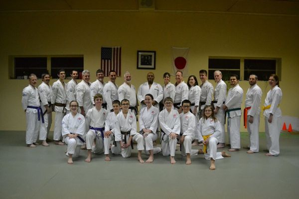 Group photo with special instructor