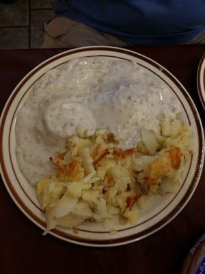 Biscuits & gravy.