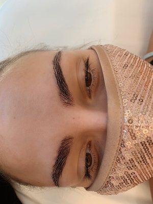 Brow wax, tint, and lamination by Danielle F