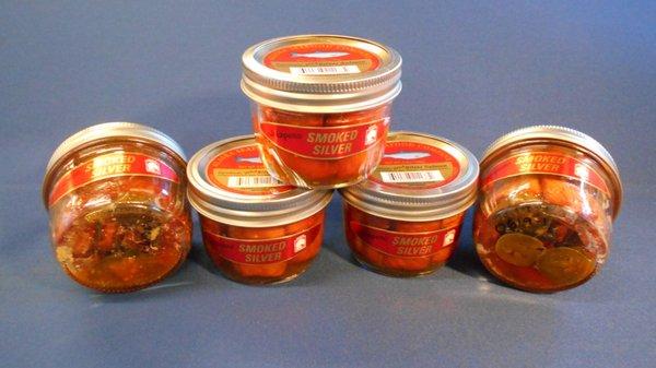 Smoked Jalapeno Silver Salmon in 6.5 Oz Jar - Ships USPS