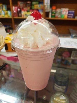 Strawberry milkshake