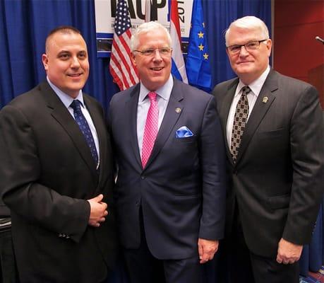 ETS Director David Ratkovich. New York City Police Department  Deputy Commissioner John Miller and Interport Police Secretary...