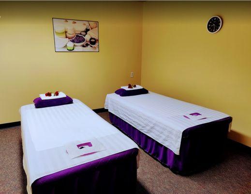 double treatment room for body massage