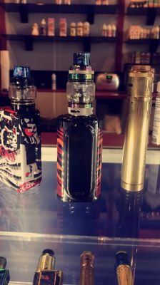 Mine is in the middle, josh is to the right, and the ine on the left is a brand new add on, keep on vaping people