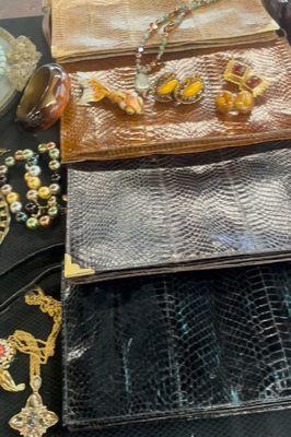 So many vintage clutches