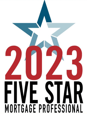 2023 Five Star Mortgage Professional Award Winner!