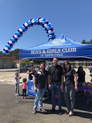 Scotts Valley Boys & Girls Club grand opening day. NMS donated all of the computers, printers & network installation Plus a big screen TV!