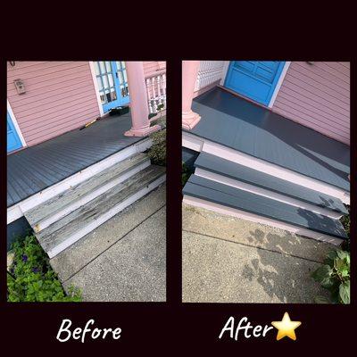 Porch repair and Paint