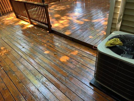 deck staining