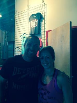 Celebrities even drop in for a workout at Crossroads Boot Camp/CF18 when they are in town! Me & celebrity trainer Chris Powell