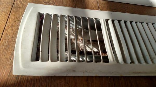 All of the vents in the house were in similar condition