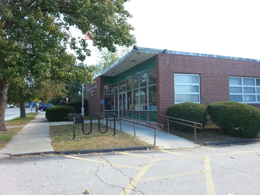 Handicap accessible entrance.