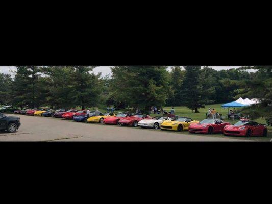 Huron Valley Corvette Club Picnic at Pine View Golf Course