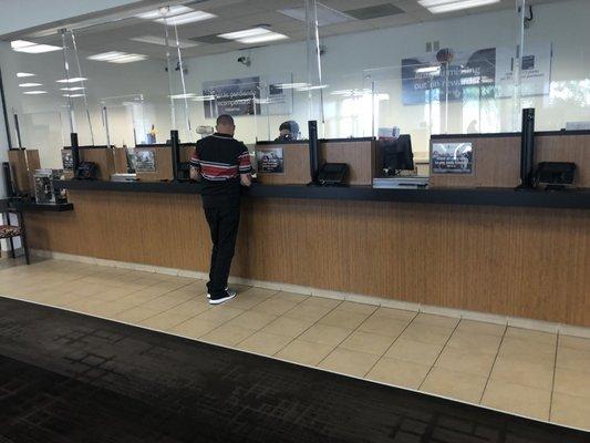 It's the day after Labor Day & they only have one teller, I've been here for 40 minutes..