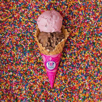 Get a FREE fresh made waffle cone, when you purchase a double scoop.