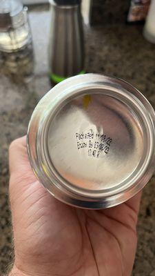 Expired beer