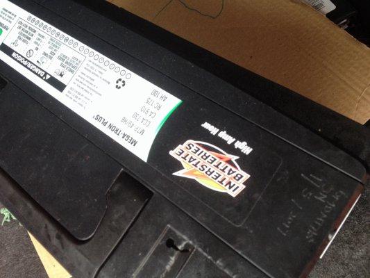 BMW 7 series battery. Heavy duty!