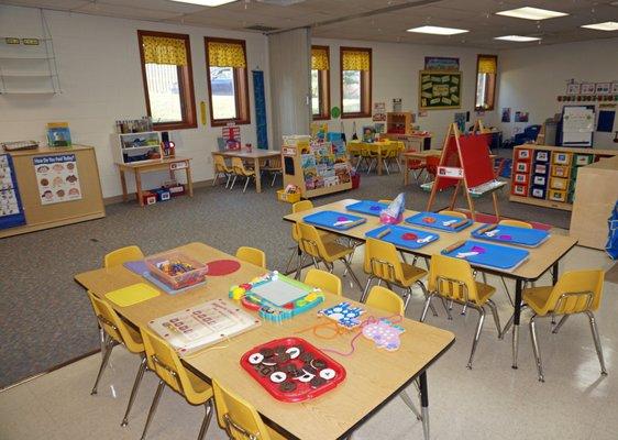 One of Good Shepherd Lutheran Preschool's classrooms.