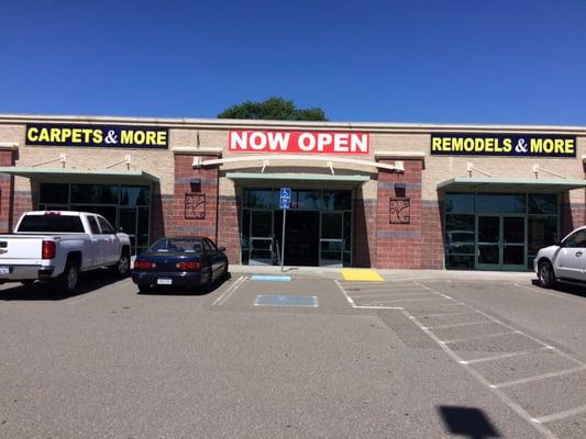 Remodels & More is now in the same center as Carpets & More