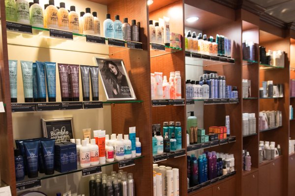 Browse from the retail products while you wait or purchase something your stylist used during your treatment when you checkout!