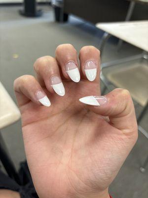 This is "french tip".