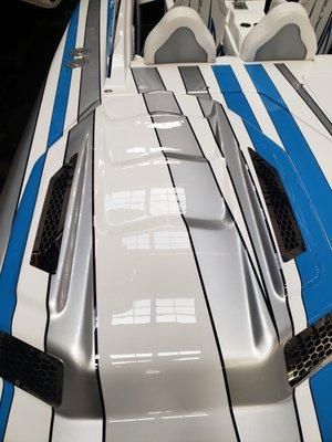 Skater Powerboat perfectly polished and ceramic coated