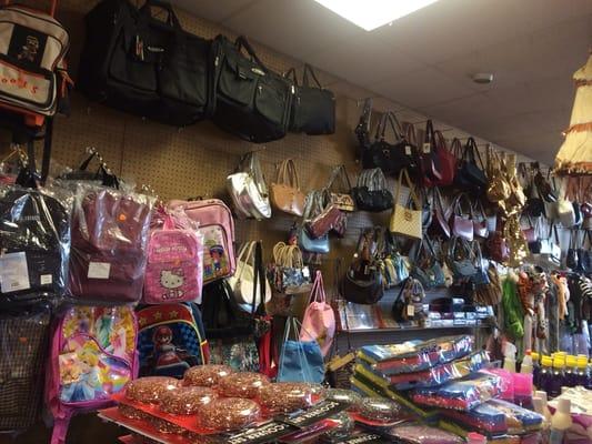 Purses and backpacks