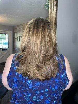 Keratin treatment, color & cut