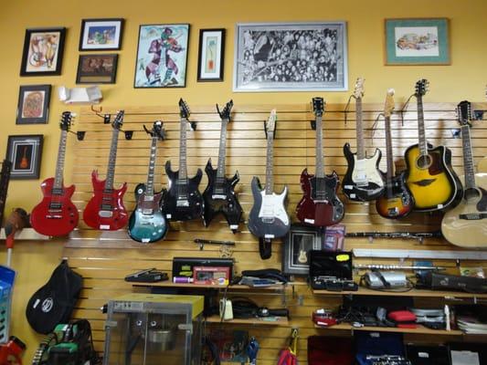 we carry a large variety of musical instruments.