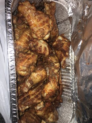 3 pounds of smoked wings