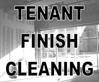 Tenant Finish, Build Out Cleaning Services