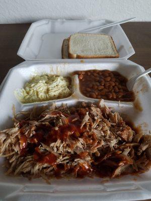 pulled pork plate