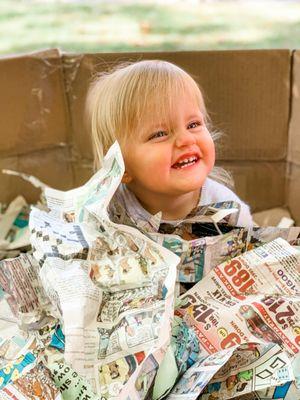 Sensory play in our Mommy & Me style classes