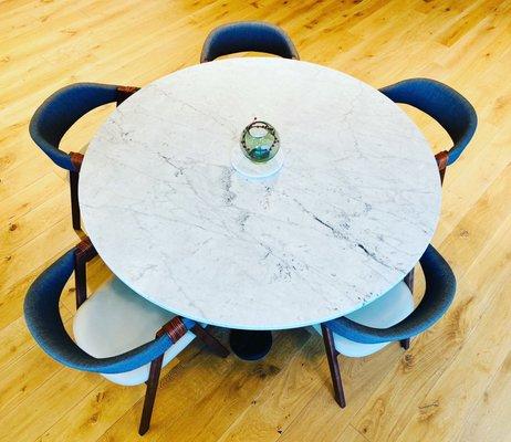 Industrious Tysons marble table