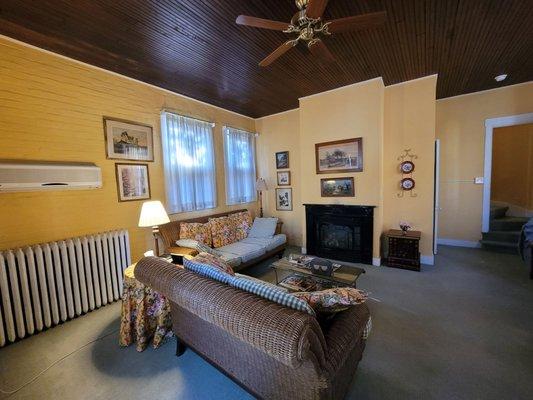 Cottage interior.