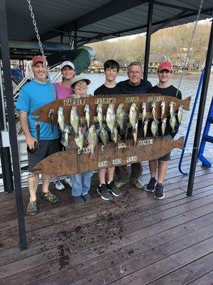 We love taking families fishing!