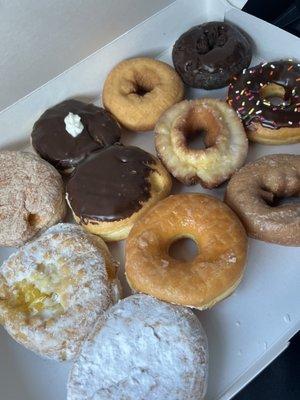 Dozen assorted donuts