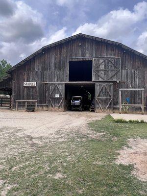 Riding stable barn onsite