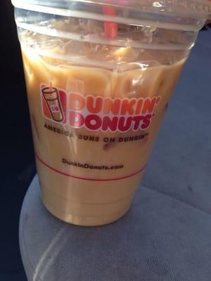 Iced coffee-hazelnut