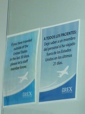 Hmm...so what do you do if you have traveled outside of the US in the last 26 days and you are bilingual?