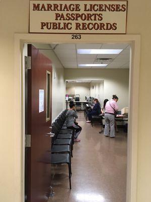 Passport/Marriage License/Public Records Waiting Room