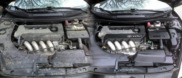 Engine Before & After