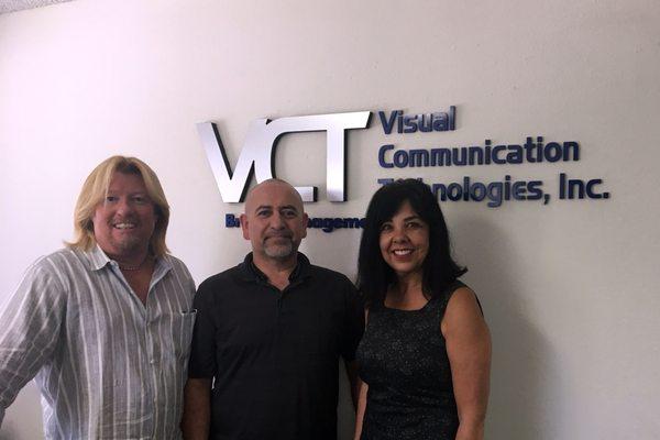 We love meeting with happy clients like the Visual Communication Technologies team!